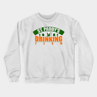 St.paddy drinking team (orange) Crewneck Sweatshirt